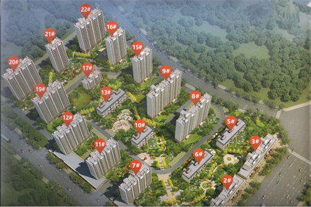 平章府9楼101平两室精装带车位75万可按揭